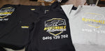 Load image into Gallery viewer, Black and gray hoodies with Nightingale Automotive logo and contact information.
