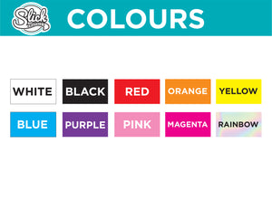School Name Stickers Set