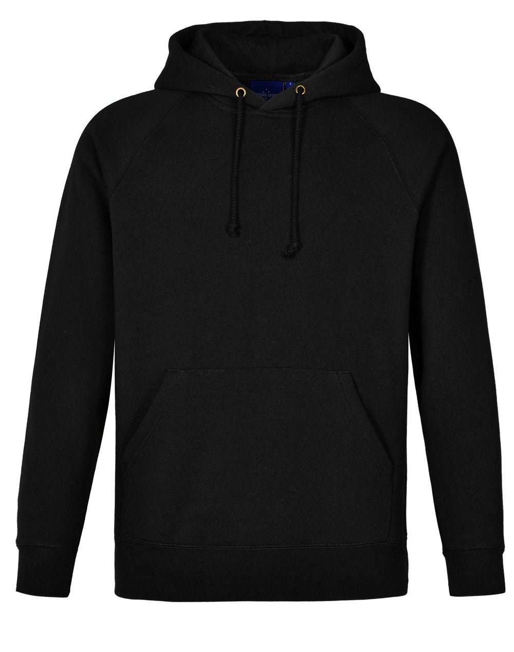 Black hoodie on a white background
