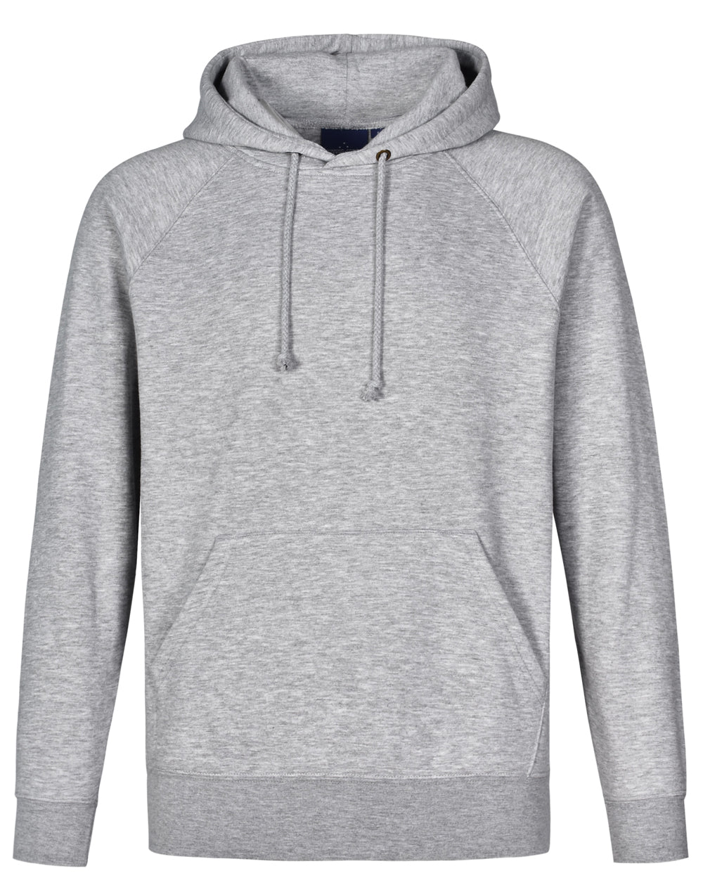 Gray hoodie on a white background