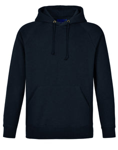 Navy hoodie on a white background