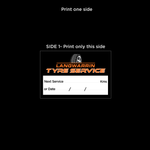 Load image into Gallery viewer, Service Sticker Mechanic double sided and single sided printing
