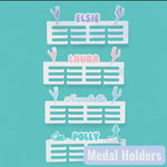 Load image into Gallery viewer, Personalised Custom Medal Holder Hanger Display

