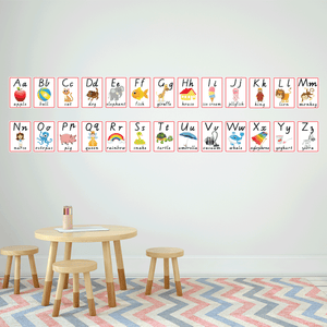 alphabet ABC removable wall decals for kids