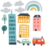 Load image into Gallery viewer, Cityscape Wall Decals
