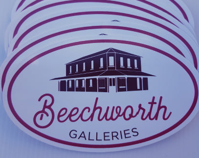 Oval Stickers custom with your company logo printed