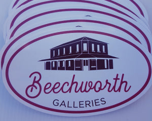 Oval Stickers custom with your company logo printed