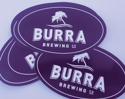 Oval Stickers custom with your company logo printed