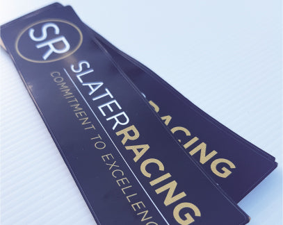 Rectangle Stickers custom with your company logo printed
