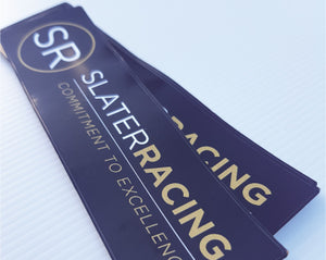 Rectangle Stickers custom with your company logo printed