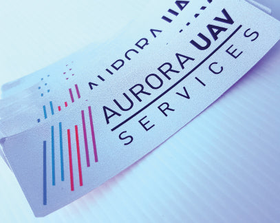 Rectangle Stickers custom with your company logo printed
