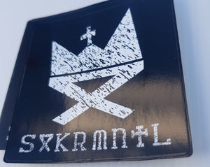 Square Stickers custom with your company logo printed