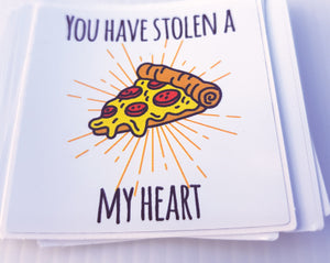 Square Stickers custom with your company logo printed
